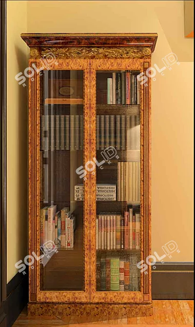 PROFI Book Locker: Secure and Stylish Storage 3D model image 1