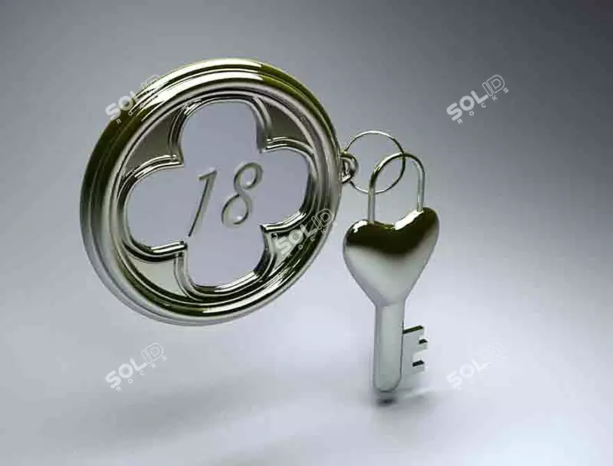 Venetian Charm Trinket 3D model image 1