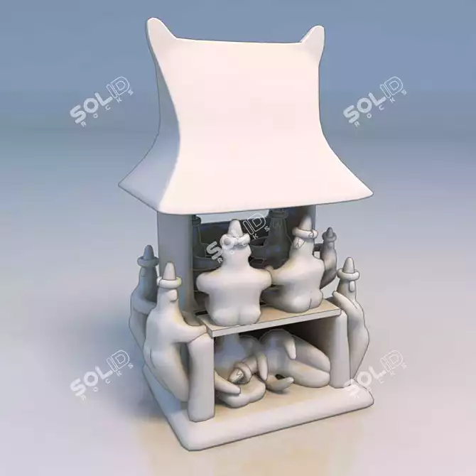 Lighting Bokara Grey 3D model image 1