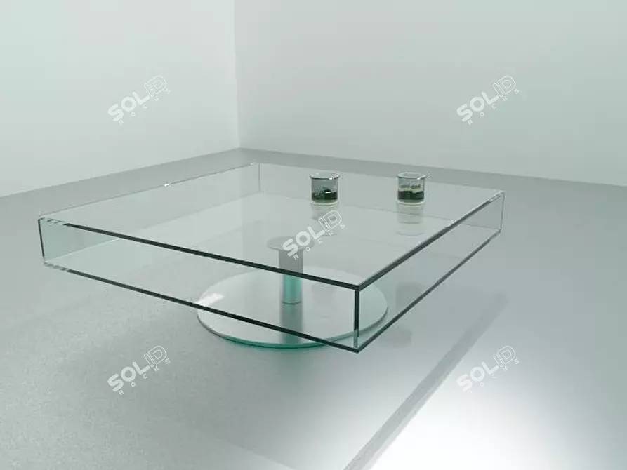 Contemporary Rikl Table 3D model image 1