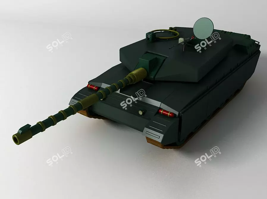 Challenger 2 MBT: Unmatched Power 3D model image 1