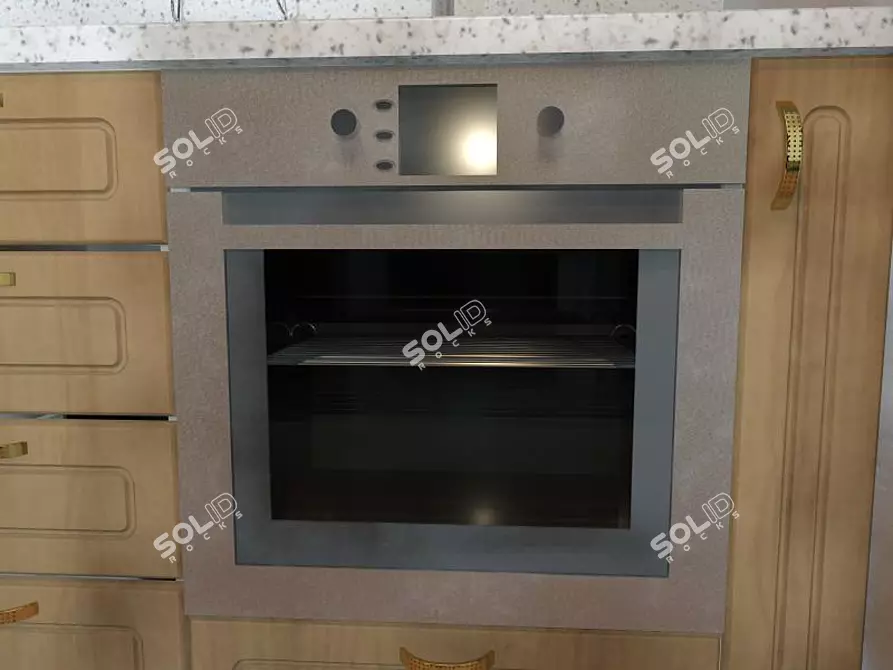 Bosch Built-in Single Oven 3D model image 1