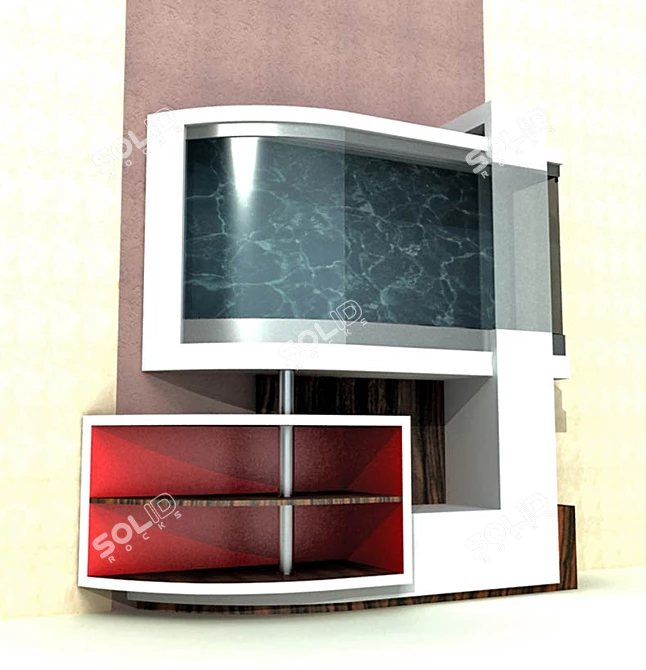 Custom Order Aquarium with V-Ray 3D model image 1