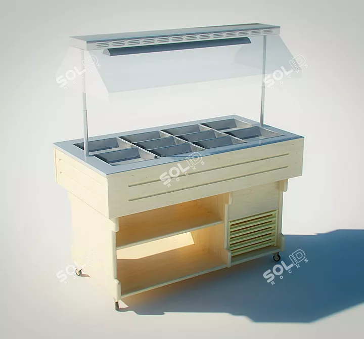 Versatile Food Distribution Equipment 3D model image 1