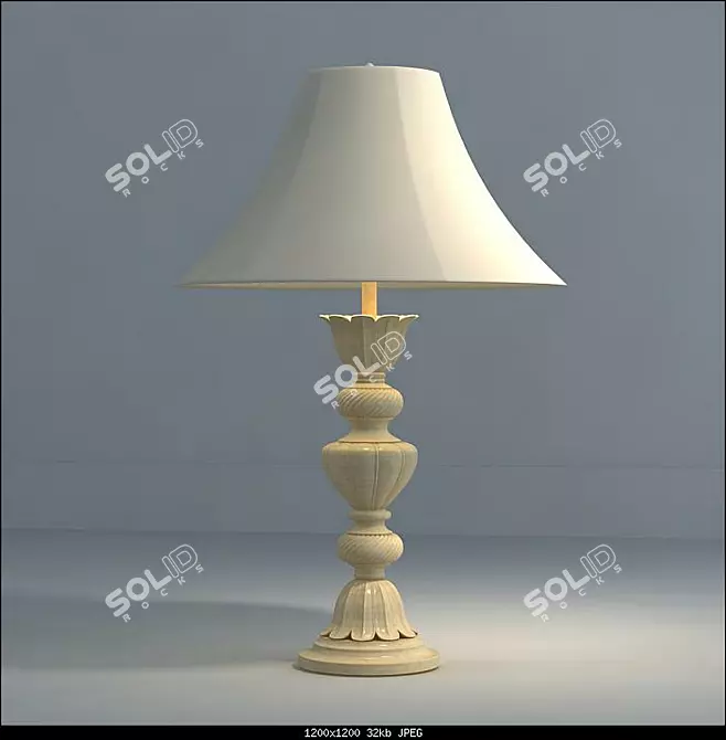 Cosmic Glow Lamp 3D model image 1