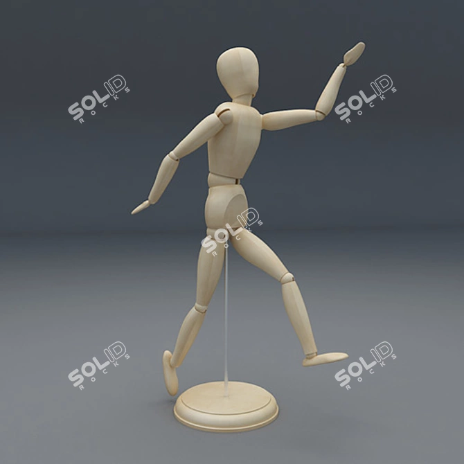 Nordic Charm: IKEA Statuette 3D model image 1