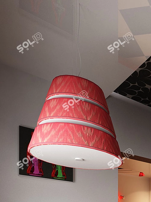 Elegant LILITH S3 Chandelier - Alt Lucialternative 3D model image 1