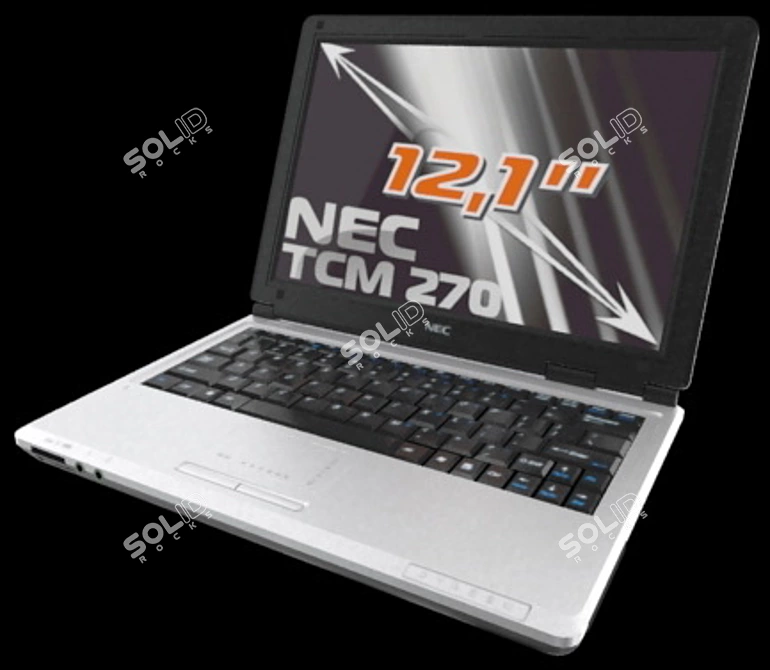 NEC TCM 270 Notebook: Animation-Ready 3D model image 1