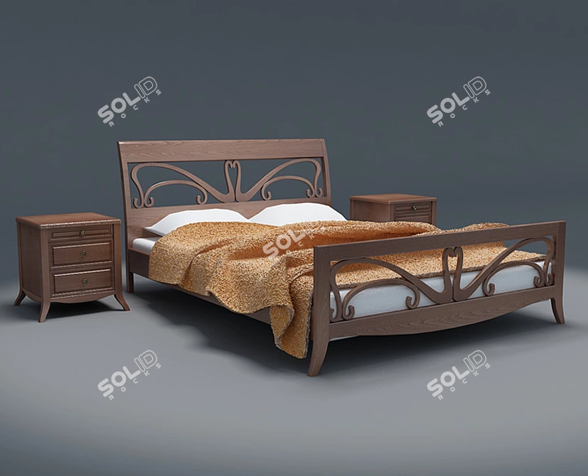 Italian Bedroom Collection 3D model image 1