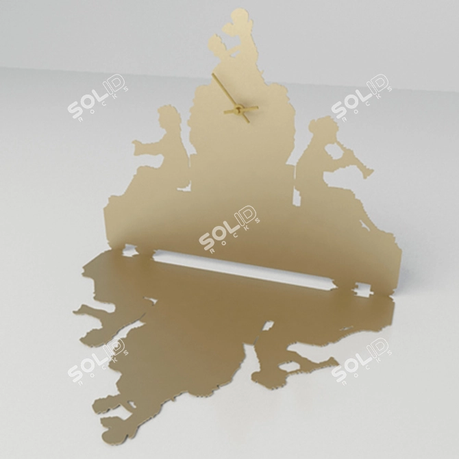 Gilded Memoirs: Easy Memory 3D model image 1