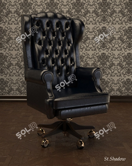 Cabinet Seat: Complete with Textures 3D model image 1