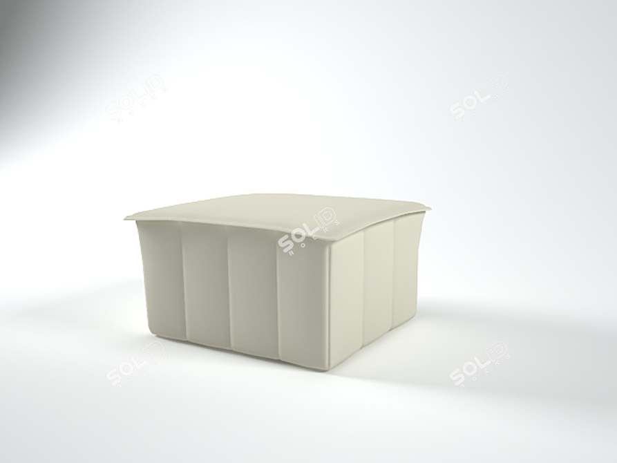 Comfort and Style: Ligne Roset Moel Pouf 3D model image 1