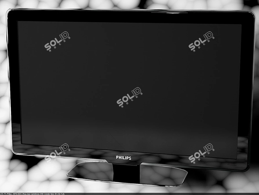 Philips 42PHL5603: Stunning LCD TV 3D model image 1