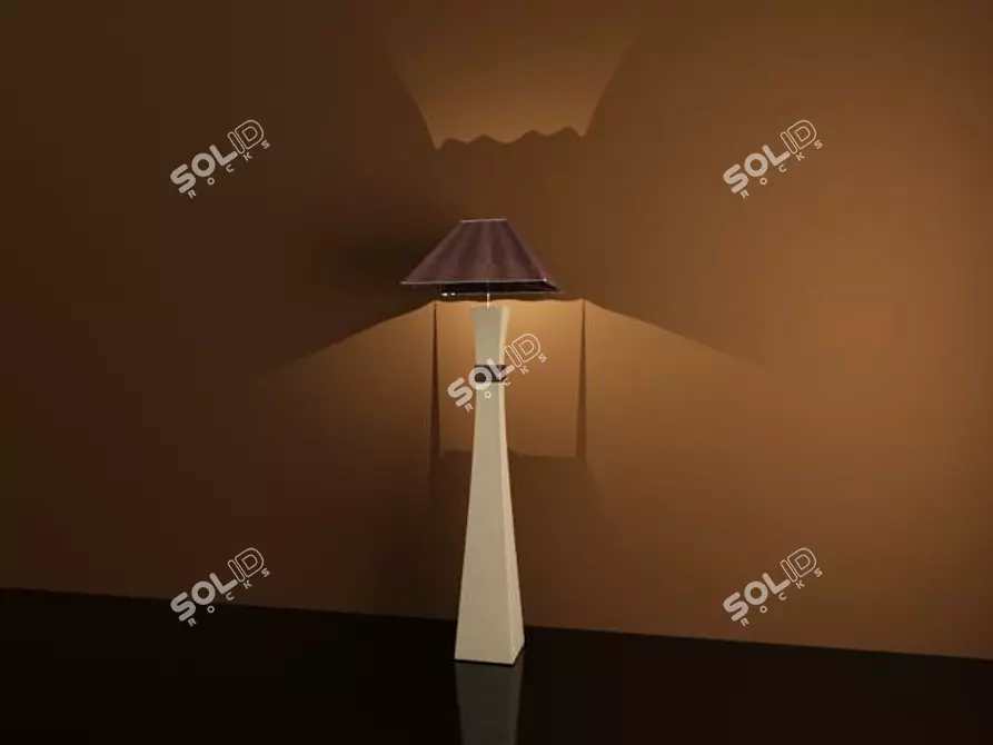 Fusion Wave Floor Lamp 3D model image 1