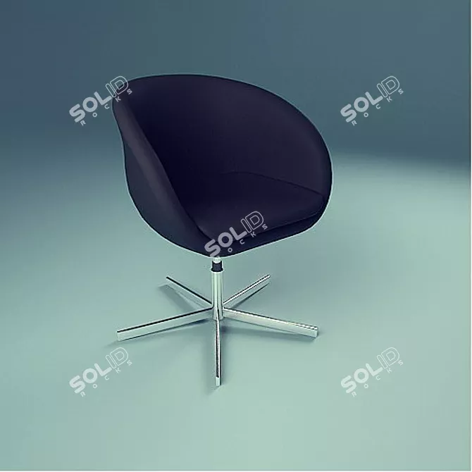 ErgoMesh Computer Chair 3D model image 1