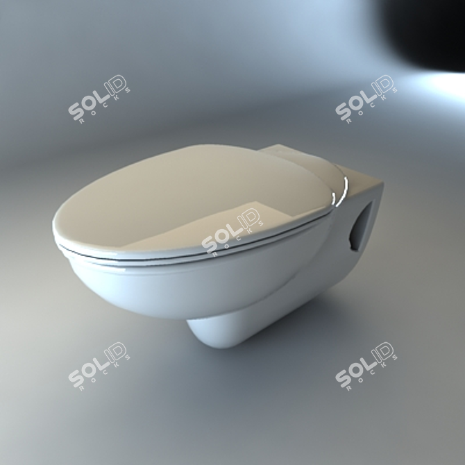 Luxury Bidet: Modern Design, Easy Installation 3D model image 1