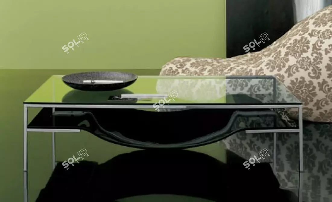 Elegant Tonin Casa Coffee Table 3D model image 1