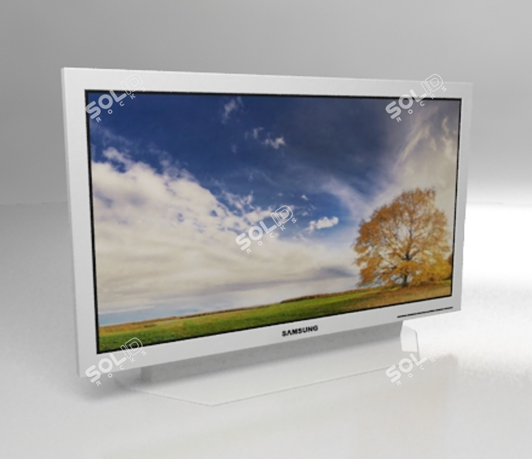 Samsung Smart TV: Ultimate Entertainment Experience 3D model image 1