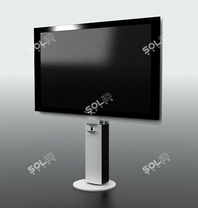 Smart and Stylish: Bang & Olufsen BeoVision 7 3D model image 1