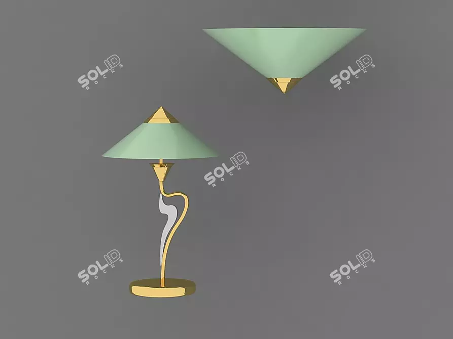 3D MAX ViRay Desk Lamp 3D model image 1