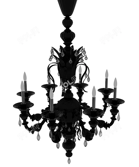 chandelier De Majo 6099/k12 3D model image 1