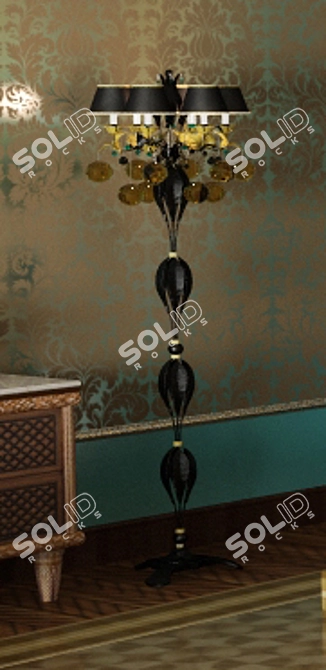 Elegant Floor Lamp: Patabiumart FL1882 3D model image 1