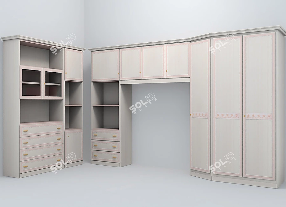 Modular Ferretti&Ferretti Cabinets 3D model image 1