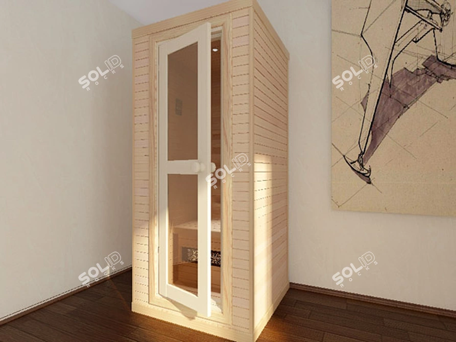 Compact Infrared Sauna 3D model image 1