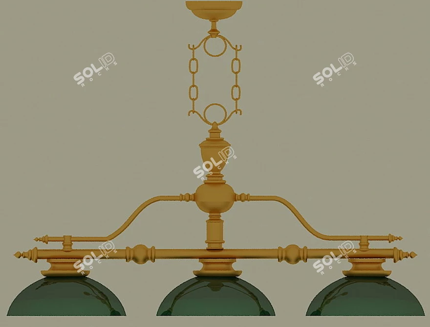 Billiard Table Luminaireˣ 3D model image 1