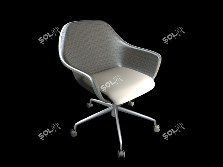 ErgoFlex Chair: Comfort & Style 3D model image 1