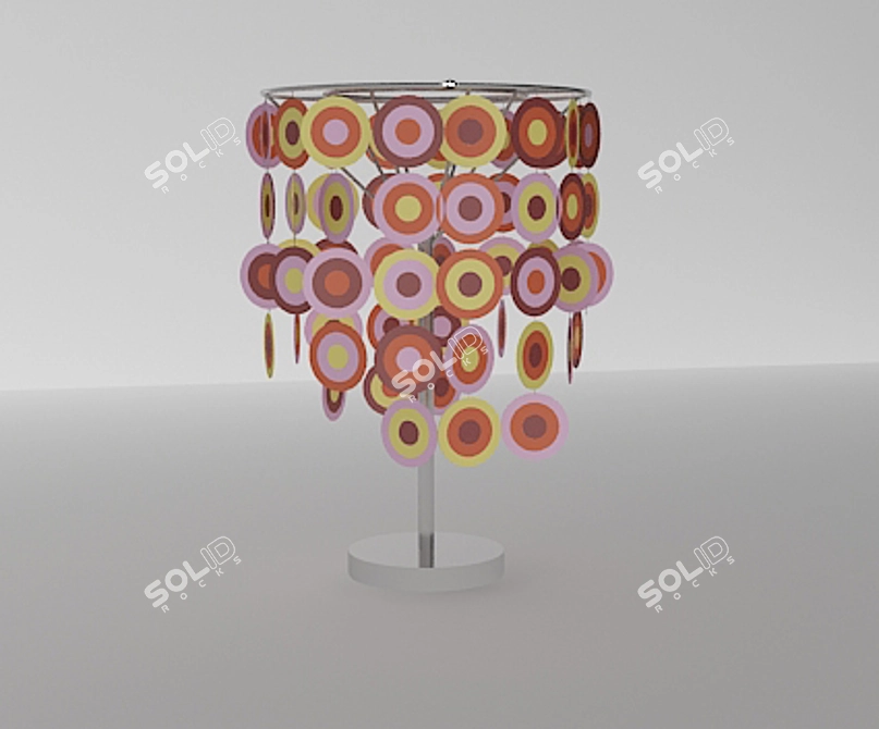 Sleek Desk Lamp 3D model image 1