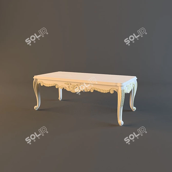 Elegant Coffee Table: Perfect for any Interior 3D model image 1