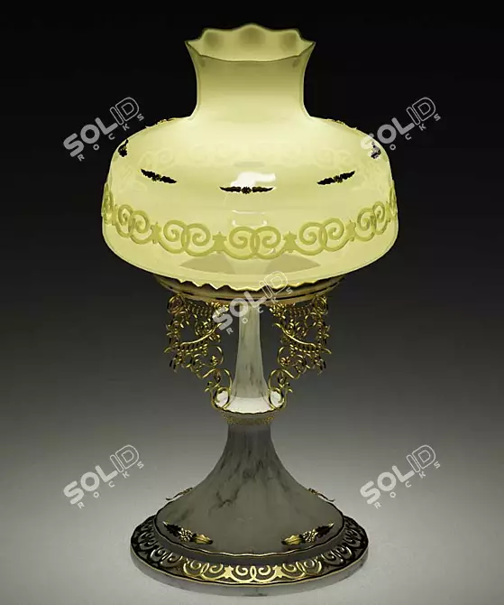 Elegant Empiric Table Lamp 3D model image 1