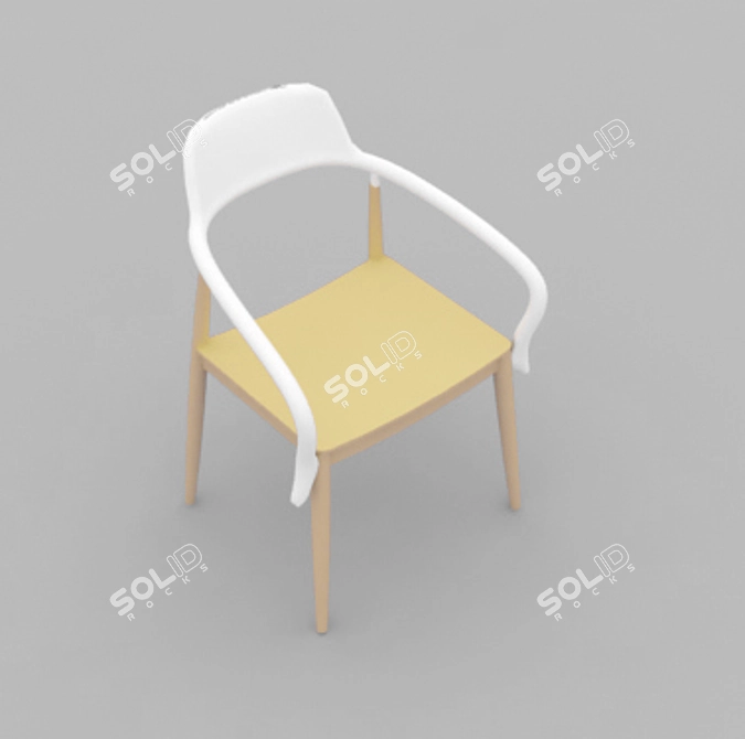 IKEA PS Chair: Sleek and Stylish Design 3D model image 1