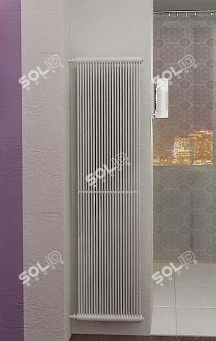 Heat Flow Radiator Tube 3D model image 1