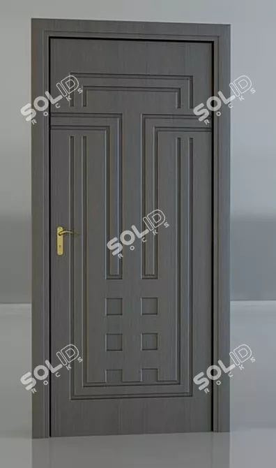 Elegant Entry Door: Door_20 3D model image 1