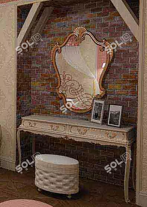 Retro Gaming Console 3D model image 1