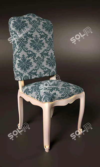 Title: Eclectic Rokal Chair 3D model image 1
