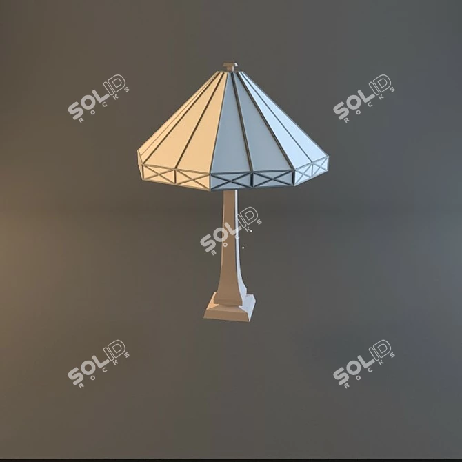 Illumina-Lux LED Table Lamp 3D model image 1