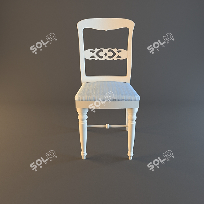 Halley Provence Chair for Children 3D model image 1