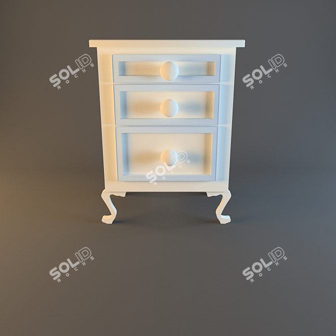 Halley Provence 2-Section Tumb 3D model image 1