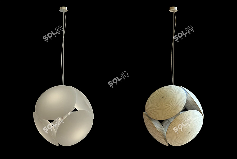 Ethereal Glow: Foscarini Bubble Pendant 3D model image 1