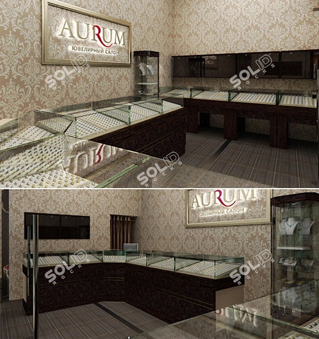 Jewelry Store Equipment 3D model image 1