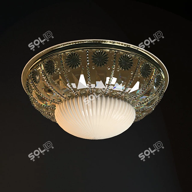 Elegant Firenze Ceiling Lamp 3D model image 1