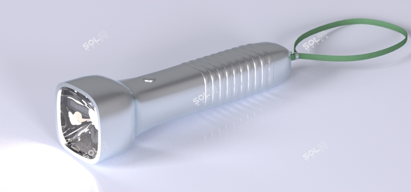 Maxwell Render 2: Alias Modeled Flashlight 3D model image 1