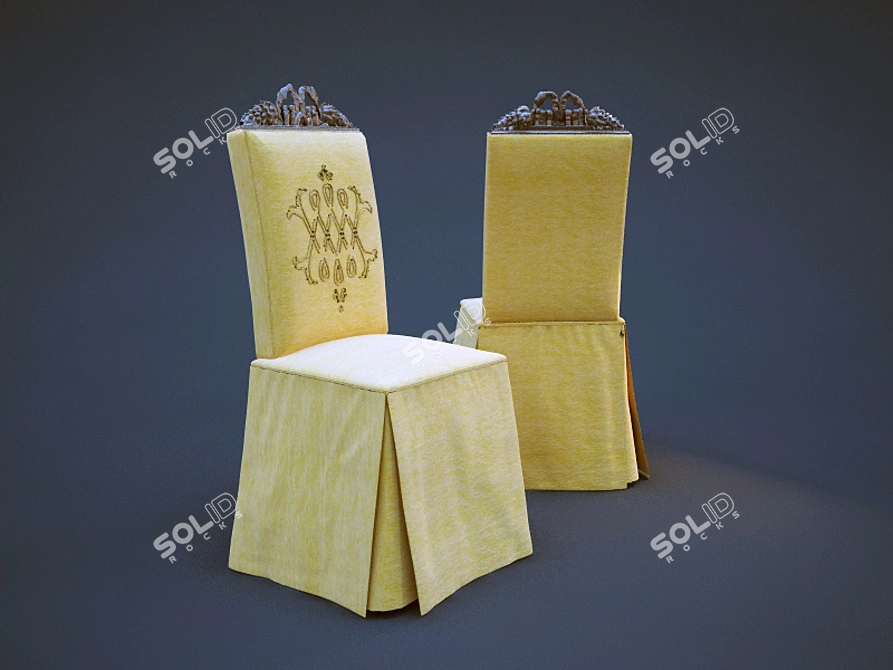 SALDA Day Style Chair 3D model image 1