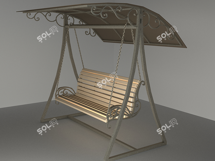 Elegant Swinging Delight 3D model image 1