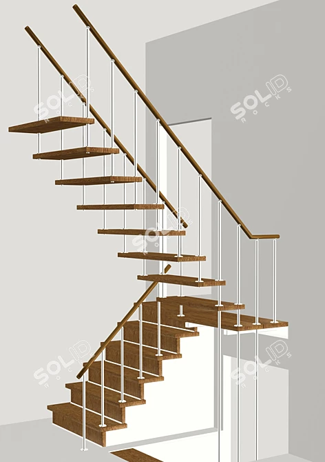 3-in-1 Staircase: Practical & Tested 3D model image 1