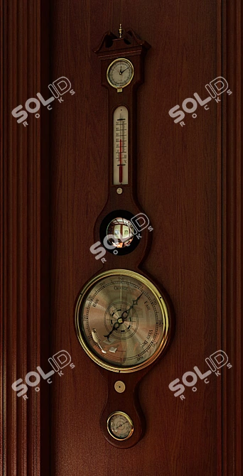 Precise Weather Barometer 3D model image 1