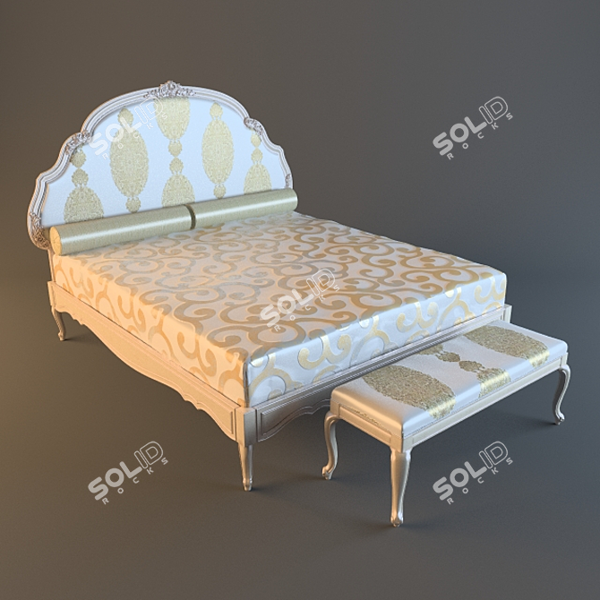 Itaca Bed - A Harmony of Materials 3D model image 1
